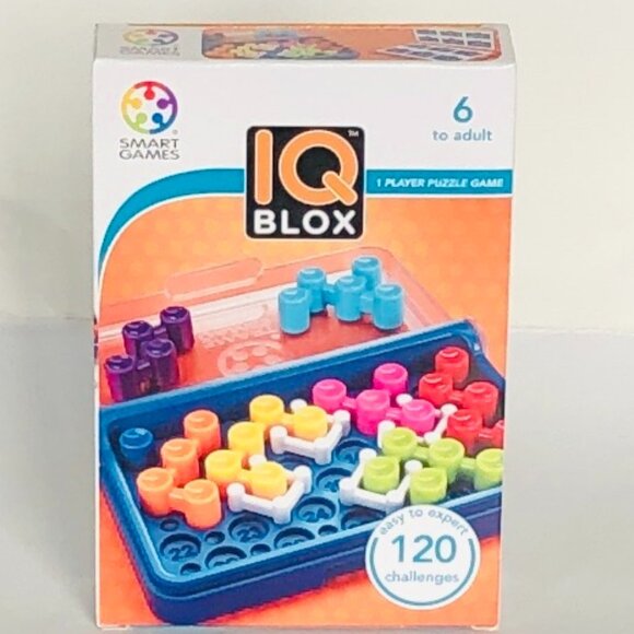 Smart Games IQ Blox - Brain Teasing Puzzle Game 120 Challenges New Sealed Age 6+ - Picture 8 of 12